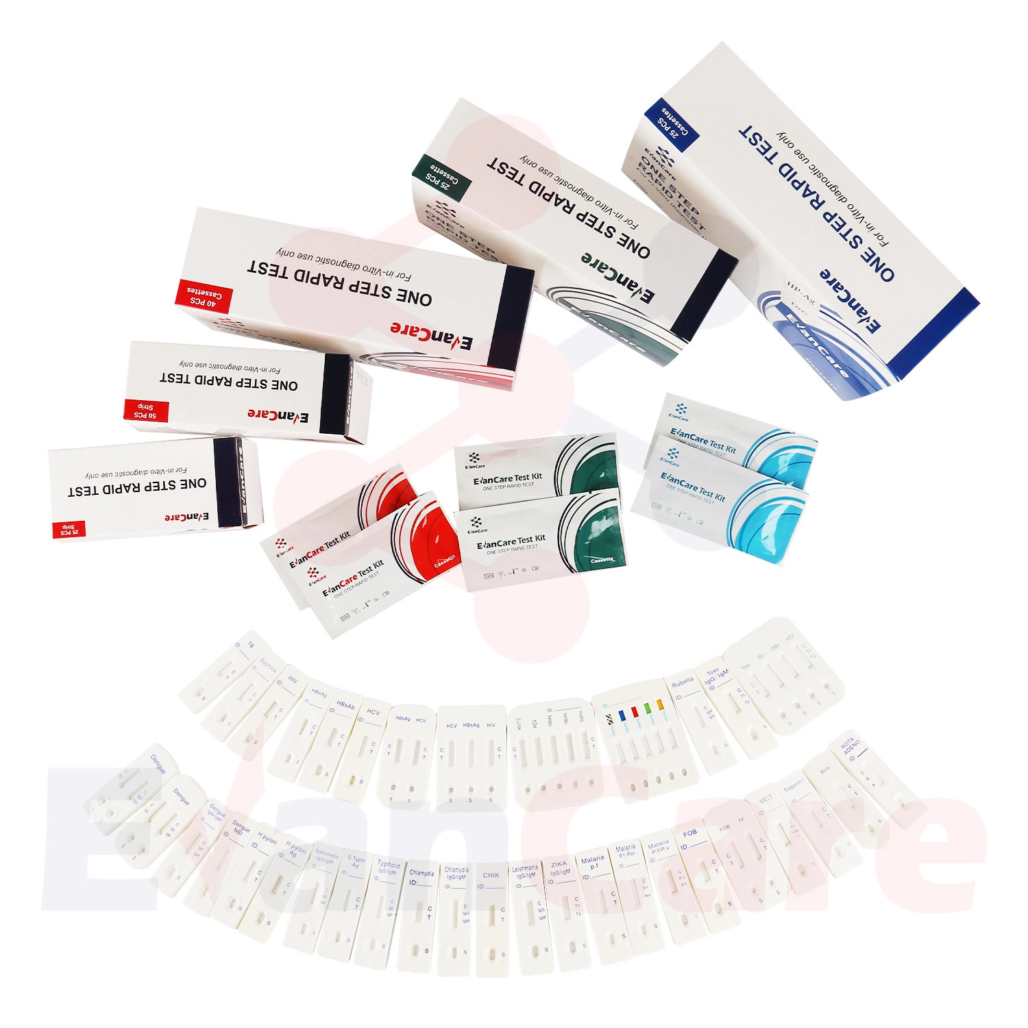 HIV Typhoid Malaria PV PF Pan Dengueigg Igm Ns1 HCV HBV Hbsag Syphilis Tp H Pylori HP Stool Toxo Chlamydia Fob Psa Rapid Urine Analysis Doa Alcohol Test Reagent