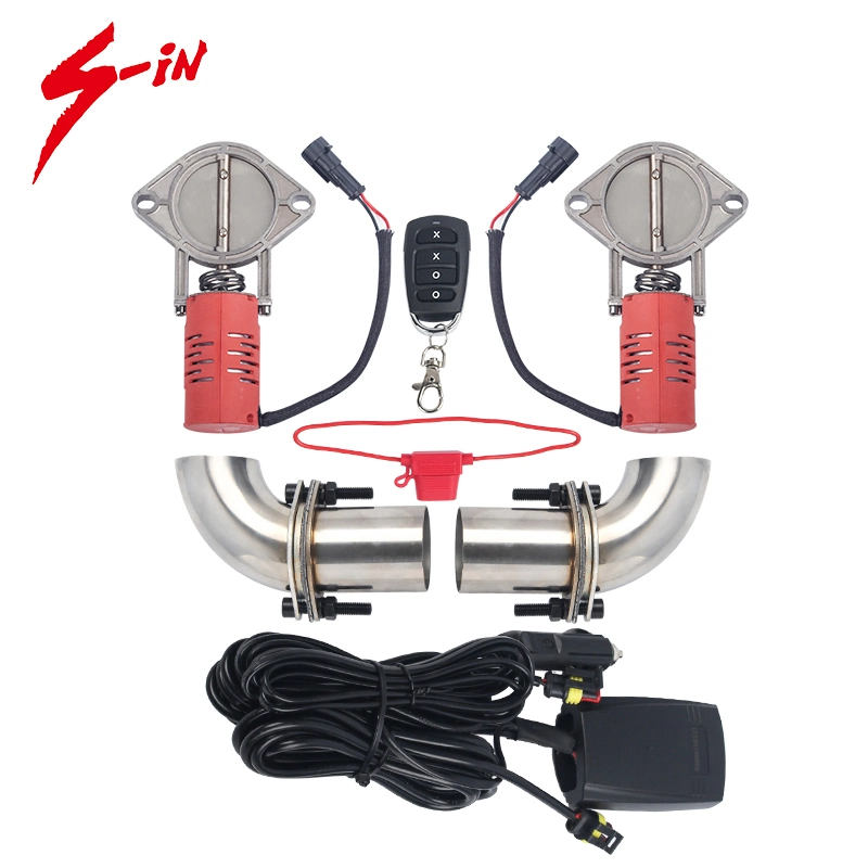 Auto Exhaust Cutout with Aluminium Alloy Electric Valve for Racing Car Performance