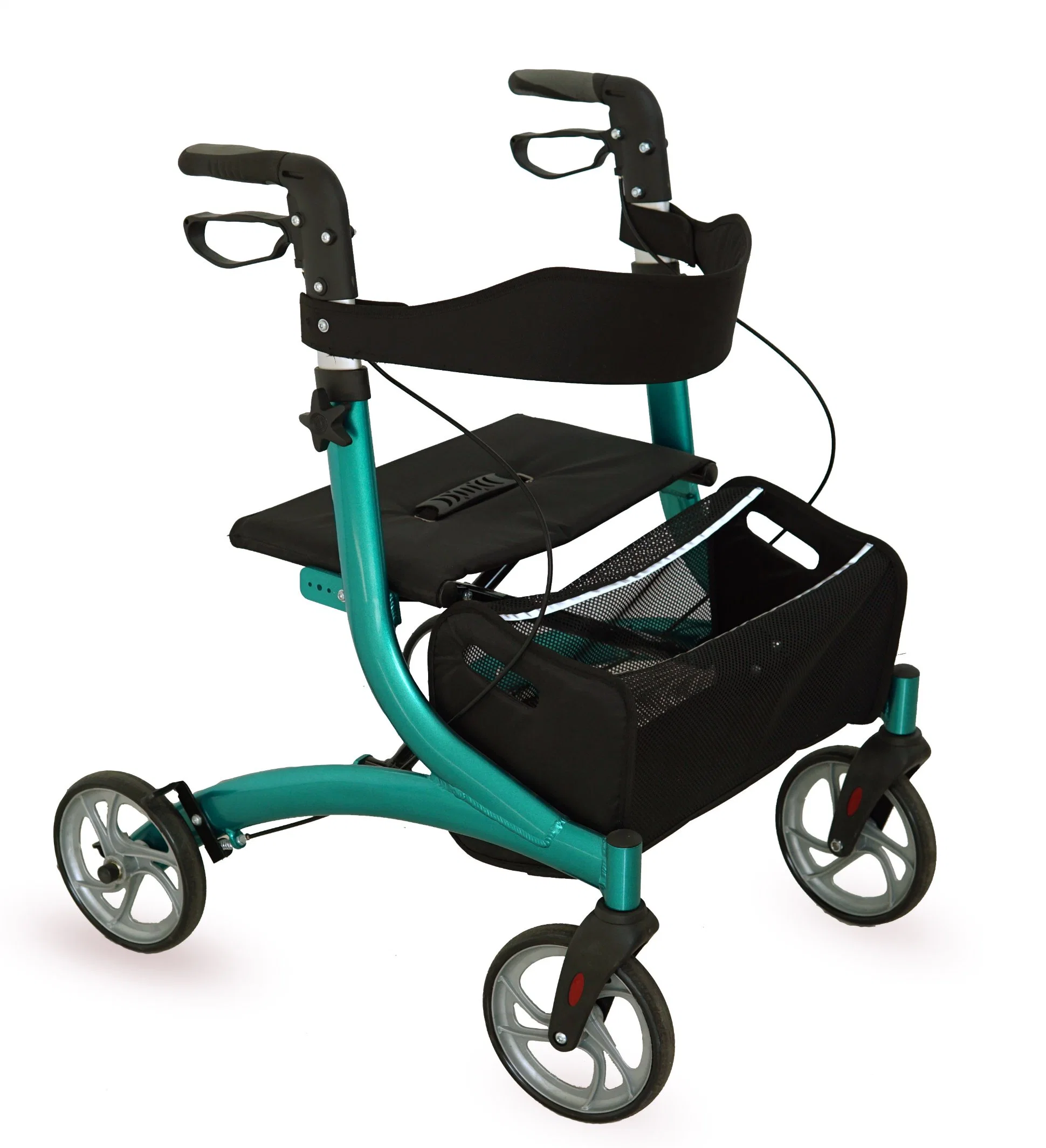 Heinsy Rollator Walker de pliage standard en acier avec 8", de la lumière des roues