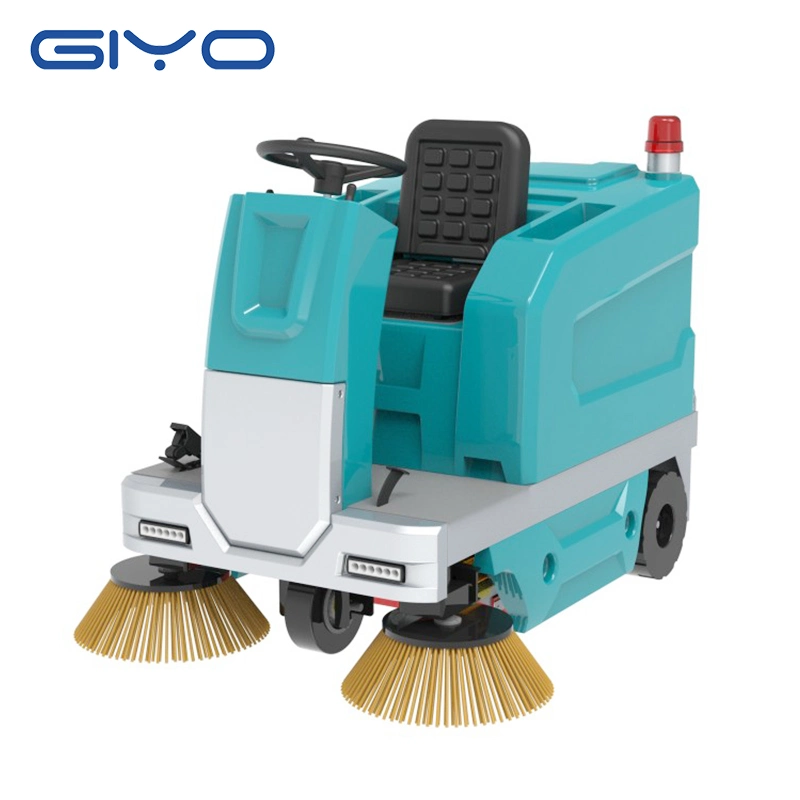 Equipo compacto de limpieza de carreteras Paseo en Floor Street Sweeper