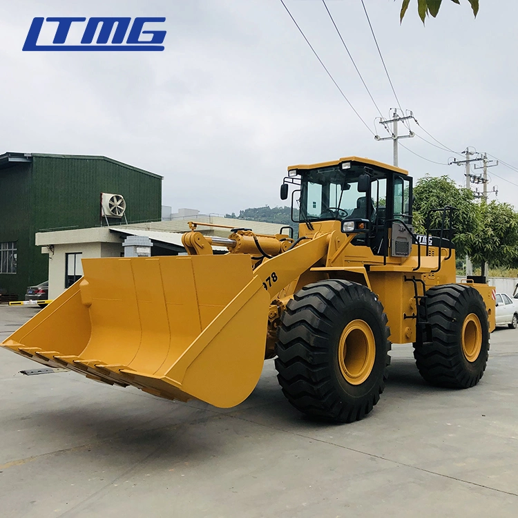 Chinese Payloader Zl50 Construction Equipment Front End Loader 8 Ton 7 Ton 6 Ton 5 Ton Wheel Loader with Fops/Rops Cabin and Joystick Controls