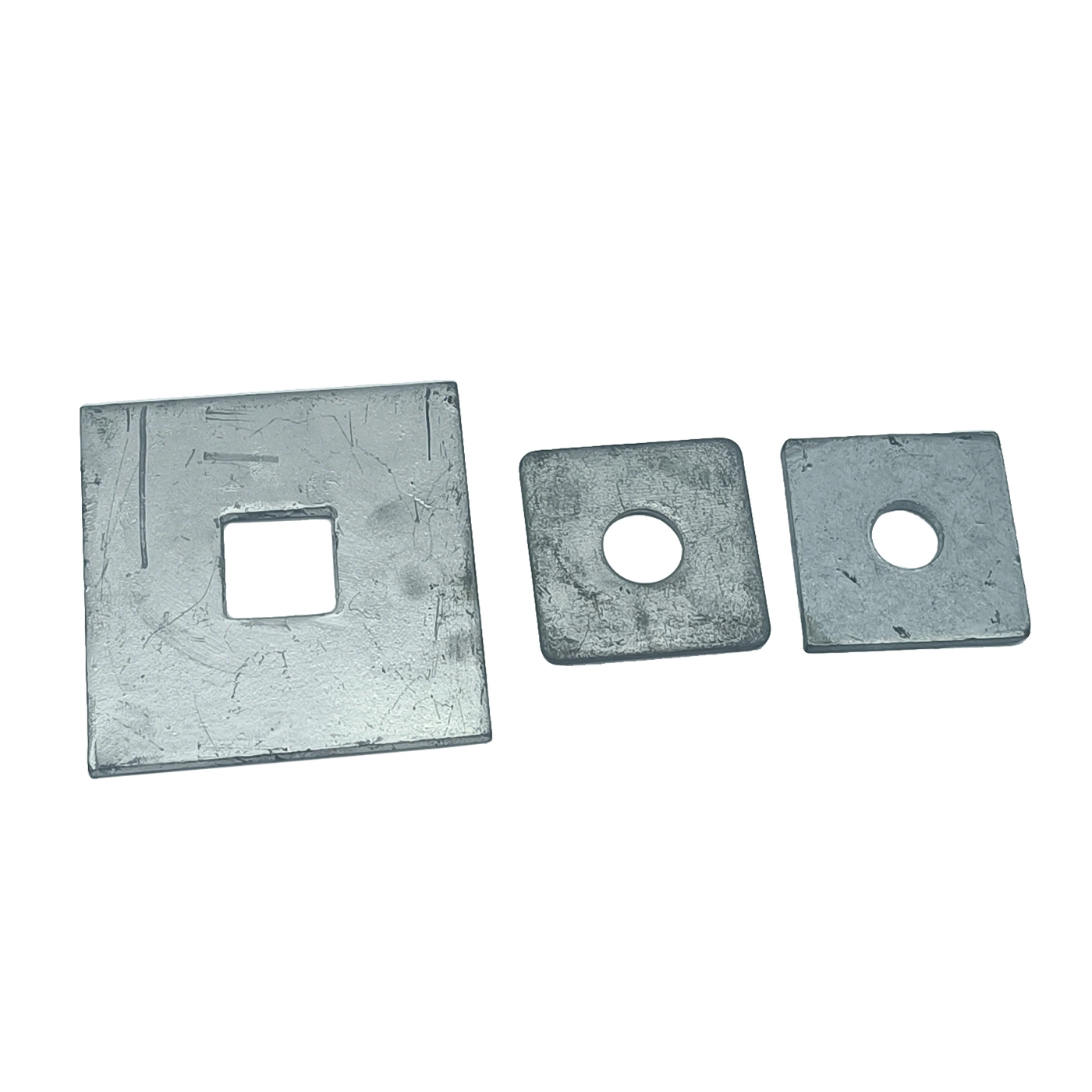 Carbon Steel Stainless Galvanized Flat Square Washers with Round Hole