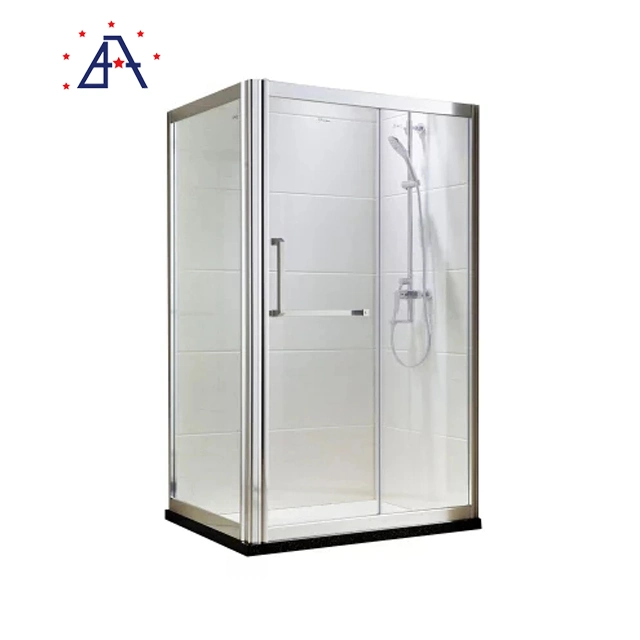 Bathroom Application Color Anodized Aluminum Glass Partition