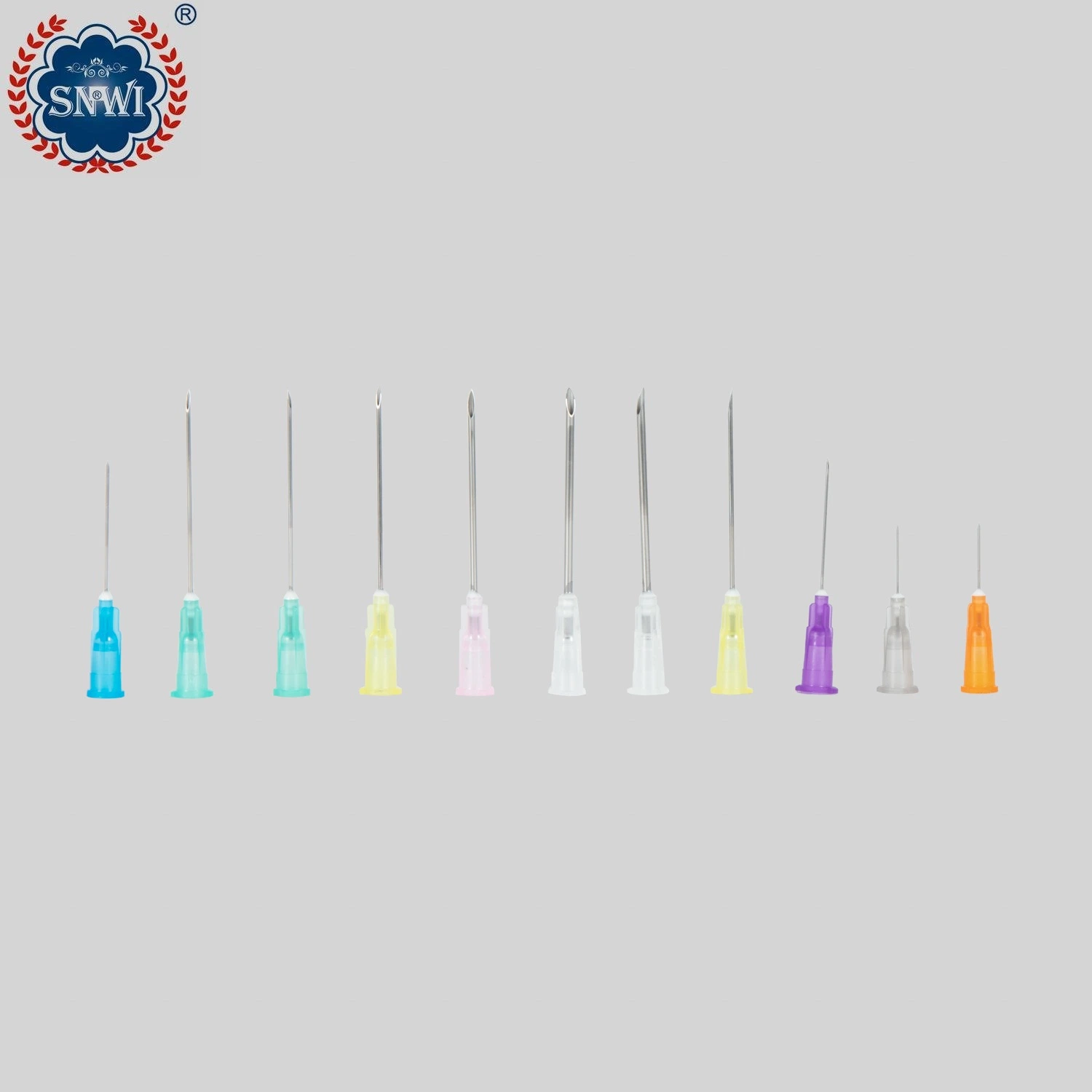 Одноразовая стерильная пластиковая игла для инъекций гипоодермического шприца медицинского назначения с маркировкой CE Одобрено ISO
