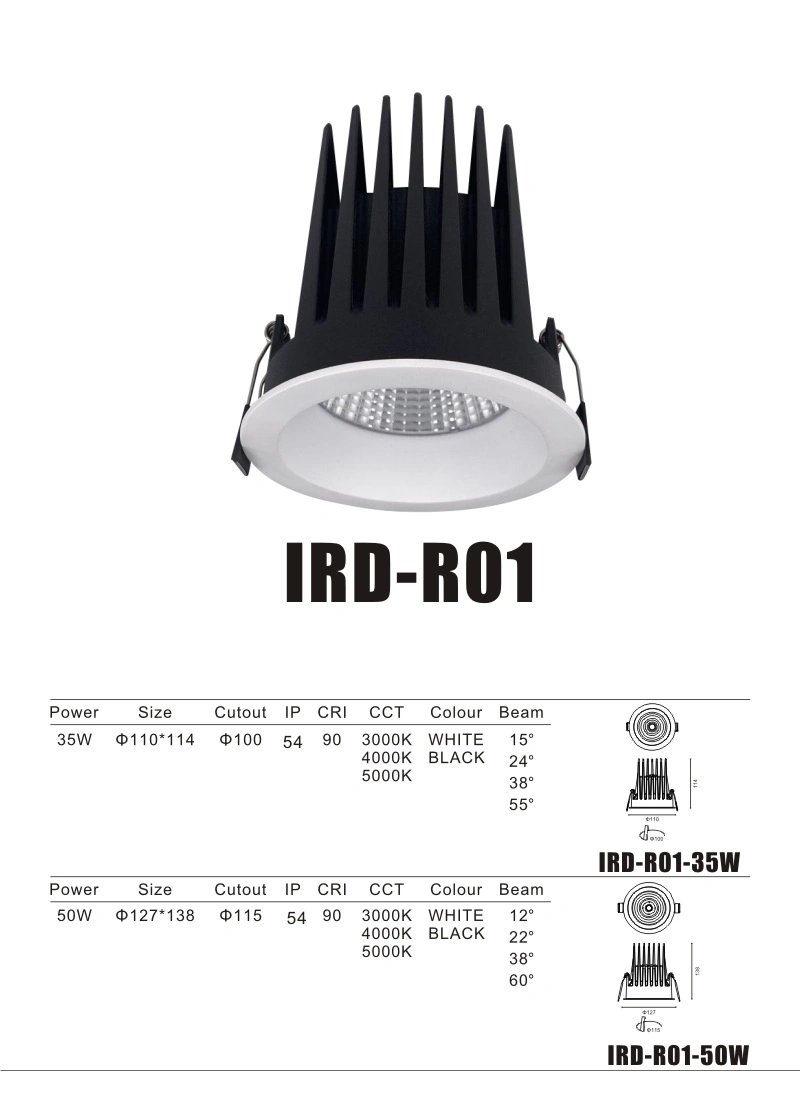 LED Down Light Patent Design LED Downlight for Popular in Europe Marketing LED Downlight