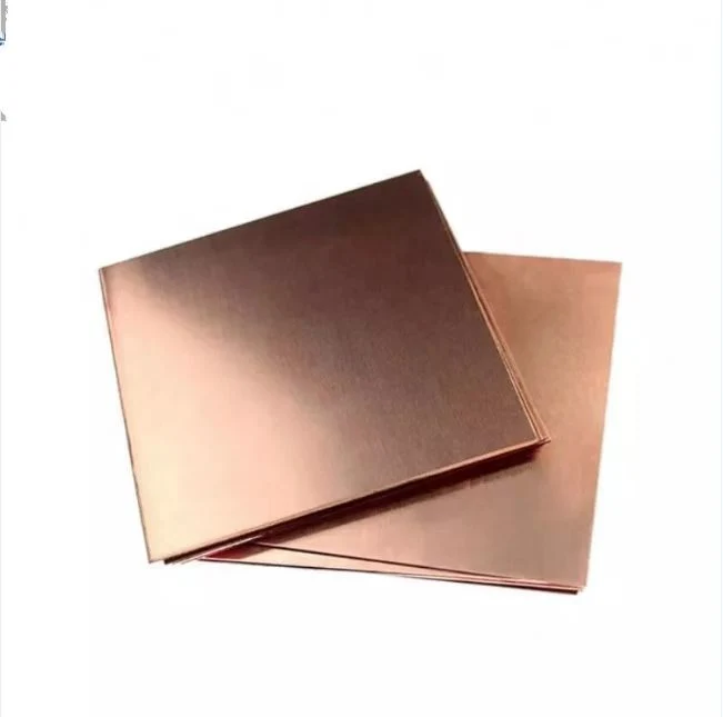 Customized 99.9% Pure C10200 C10300 C11000 C12000 T1 T3 Brass Plates Red Copper Sheets Bronze Pure Red Copper Plate Sheet