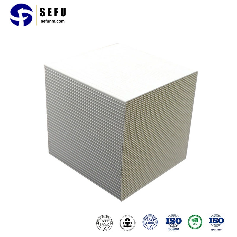 Sefu calentador de cerámica china regenerador proveedor de almacenamiento de calor de cerámica cerámica en forma de panal cordierita regenerador de la maquinaria metalúrgica