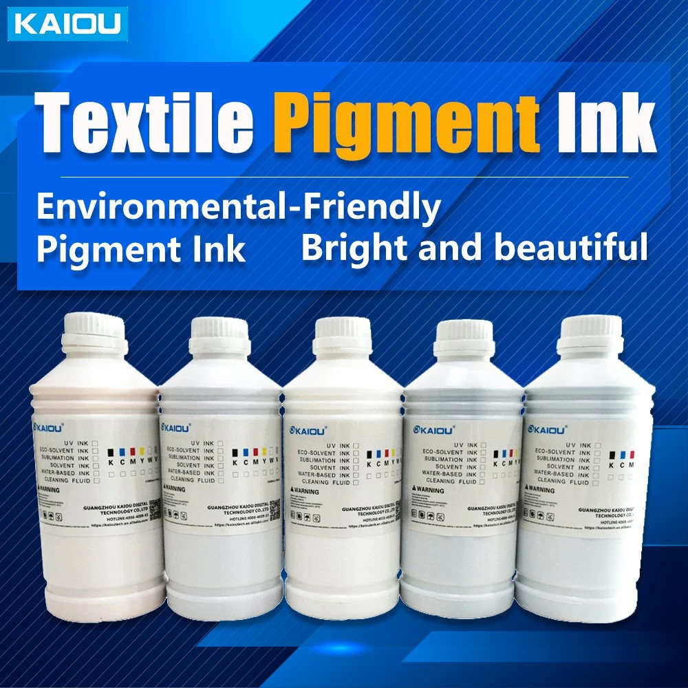 Factory High Precision High Quality Pigment Inks Cmykw for All Kind of Dtf Printing Solution