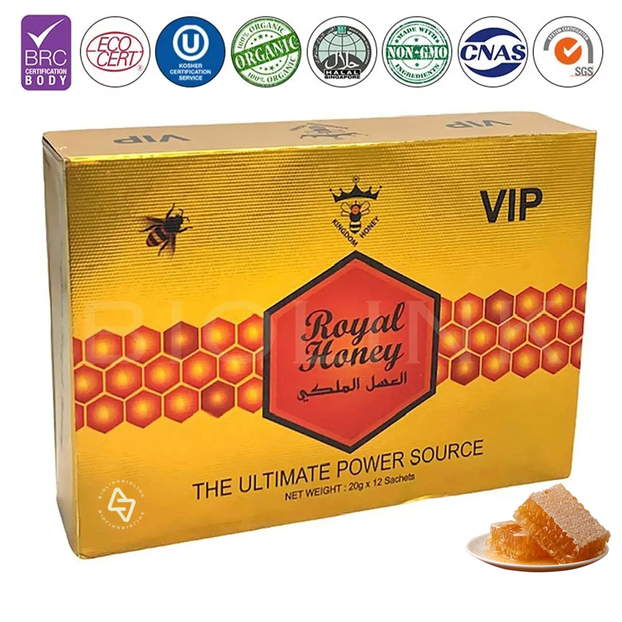 Top Activity+ Royal Honey VIP für Männer Boost your Energy USA Stock 12 Sachets *20gram