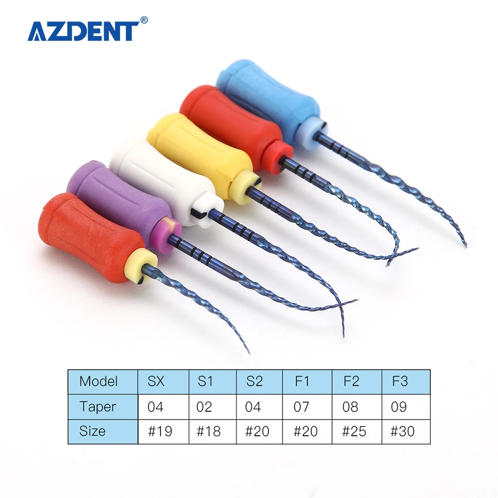 Azdent Dental Endodontic Niti Hand Use Heat Activated Rotary File Sx-F3