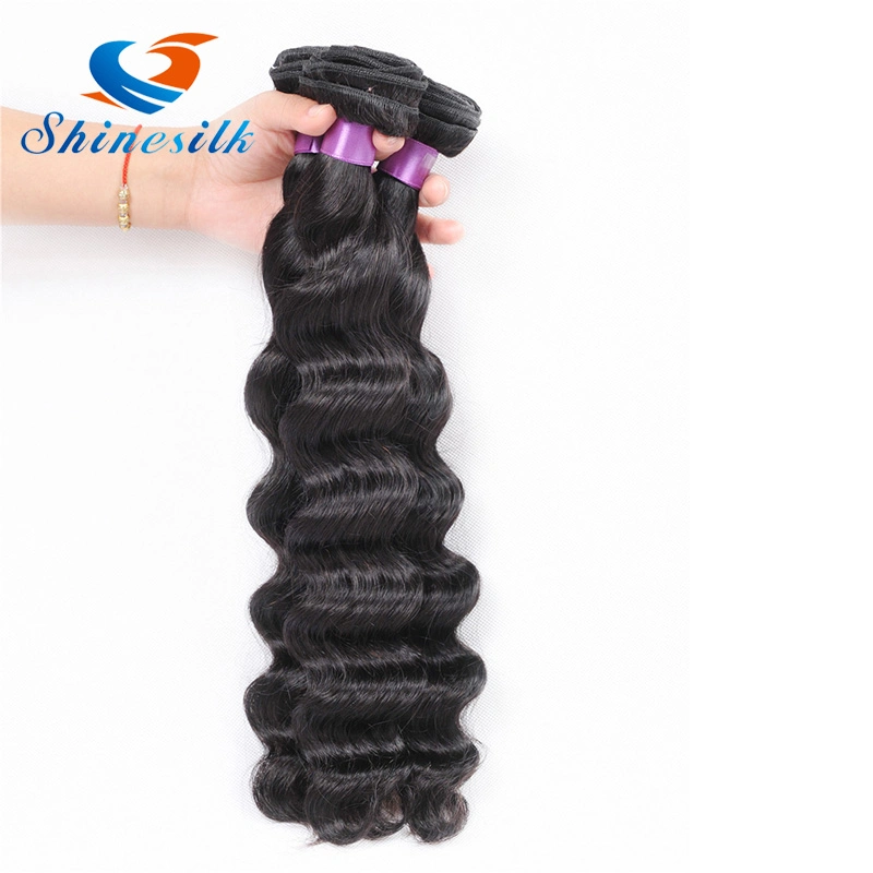 Wholesale/Supplier Peruvian Human Hair Bundles Deep Wave Beauty Remy Human Hair Braided for Hair Wigs