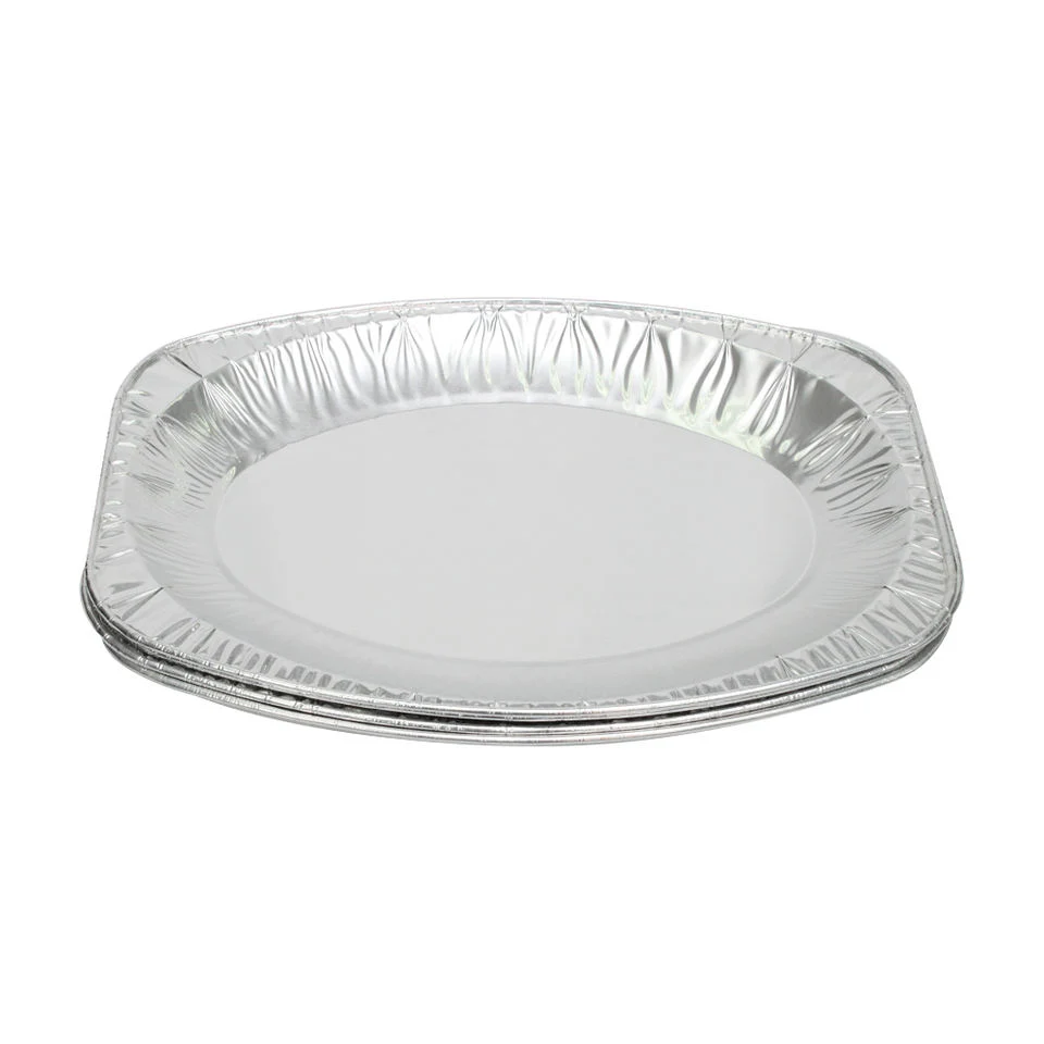 Disposable Aluminium Foil Food Oven Plate Fish Tray Oval Aluminum Foil Container