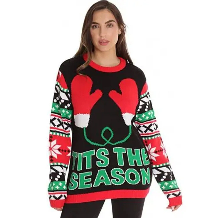 Manufacturers Direct Wholesale Christmas Sweaters High Quality Sweaters Knitted Pullover for Women