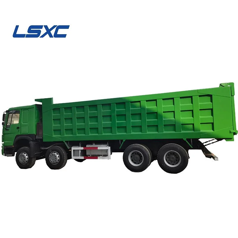 Heavy Duty HOWO Green Large Storage Capacity Used 8X4 Dump Truck