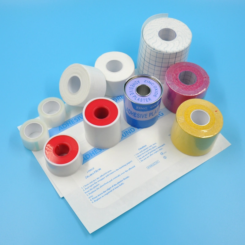 Одноразовые клейкие хирургические ленты, сертифицированные CE, нетканые ленты/ Шелковые ленты/ полиэтиленовые ленты/ бумажные ленты/ Пластники из оксида цинка