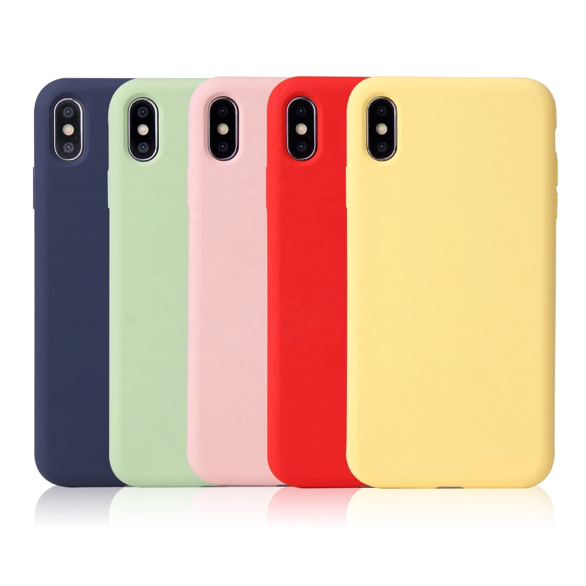 Wholesale High Quality Mobile Phone étui en silicone pour iPhone xr Housse souple à plusieurs couleurs XS Max