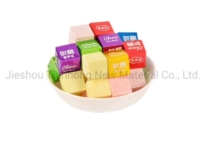 Food Packaging Material Cheese Wrapper Paper Roll Aluminum Foil Paper for Butter/Bouillon Cube Seasoning Cube Wrapper