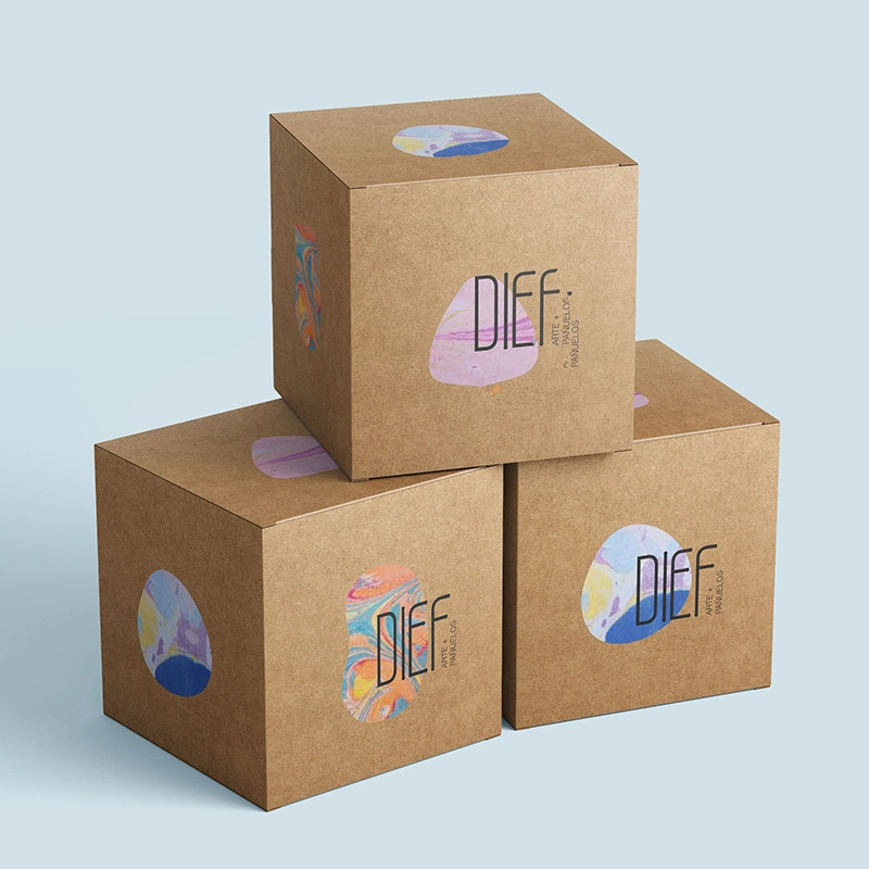Jabón creativo envase contenedor con tapa Jabón Box Caja de papel de gran tamaño