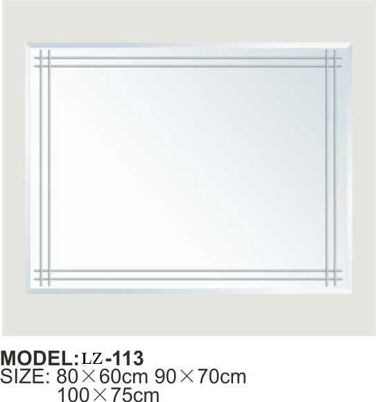 Rectangle de vente chaude claire slivoïde étanche Salle de bains miroir (LZ-103)