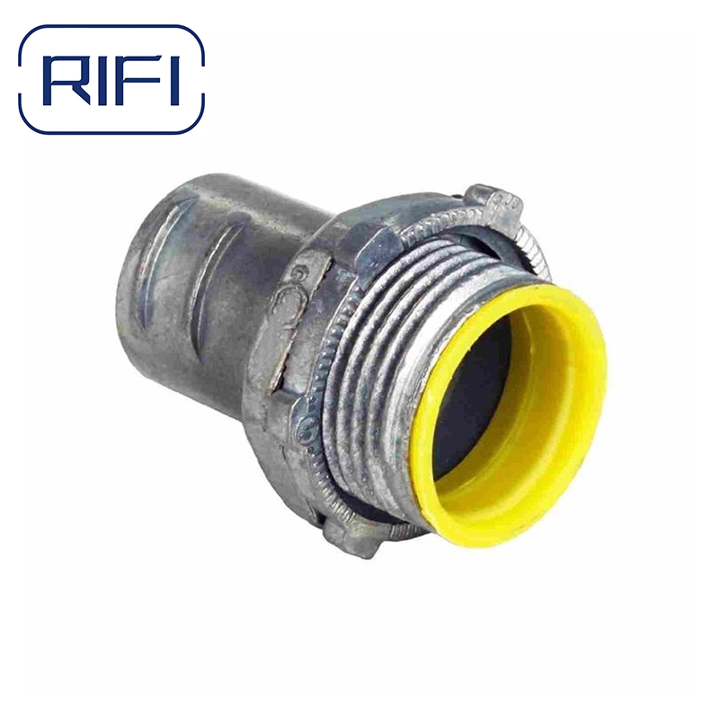 Galvanized Flexible Conduit Fittings Die Cast Zinc Flexible Conduit Screw in Connector