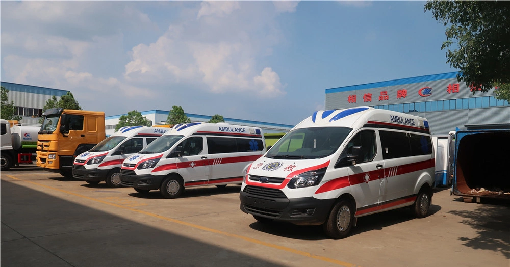 China chasis Ford nueva ambulancia de los precios de venta