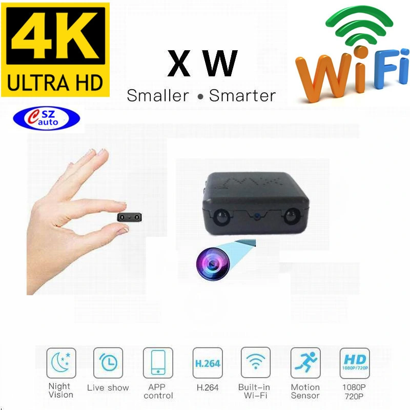 Ultra HD Mini WiFi Remote Camera + Phone APP Record + DV Recording Directly Home Security Gadget (wc001xw)