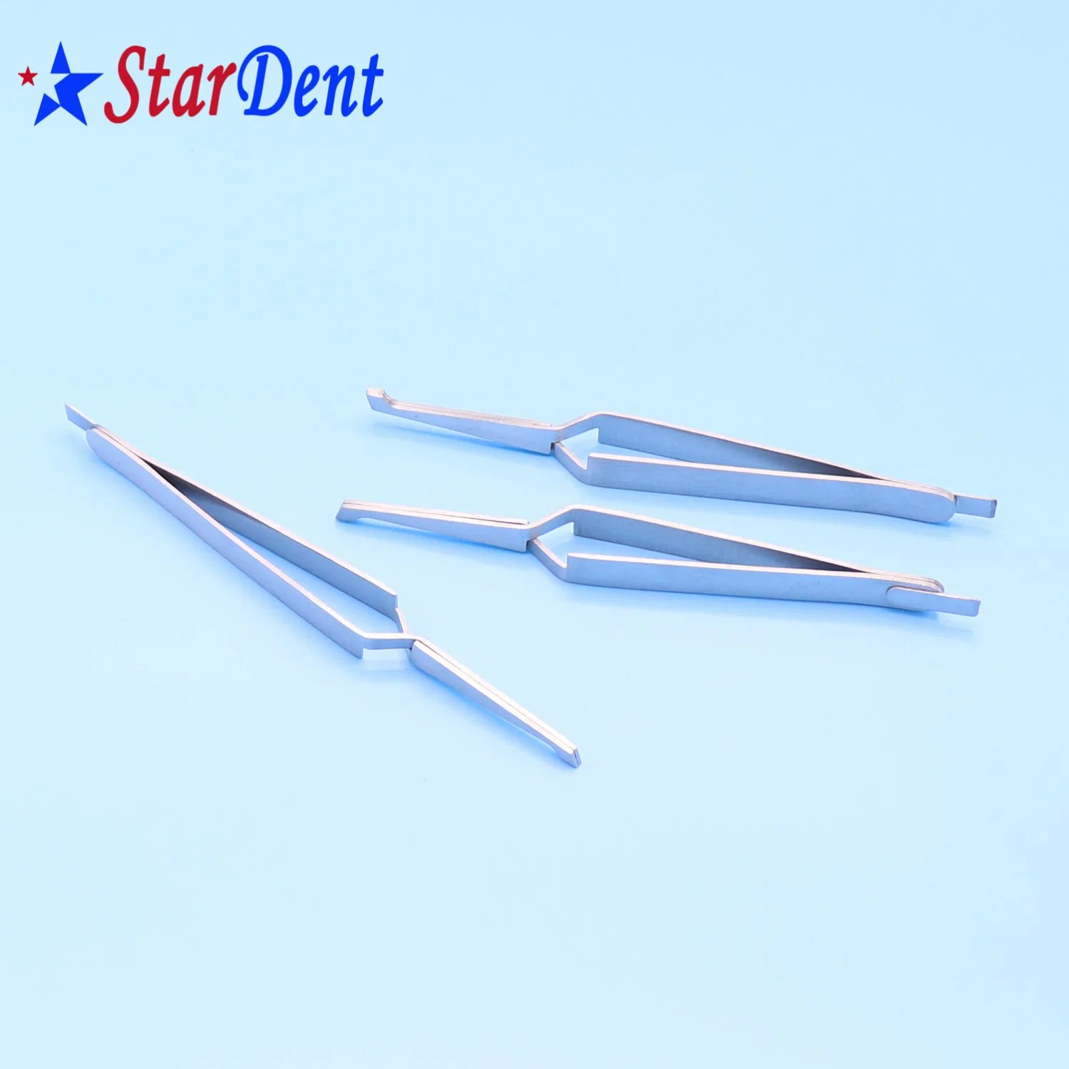 Instrumento dental em aço inoxidável Pinça Suporte/Material dentário