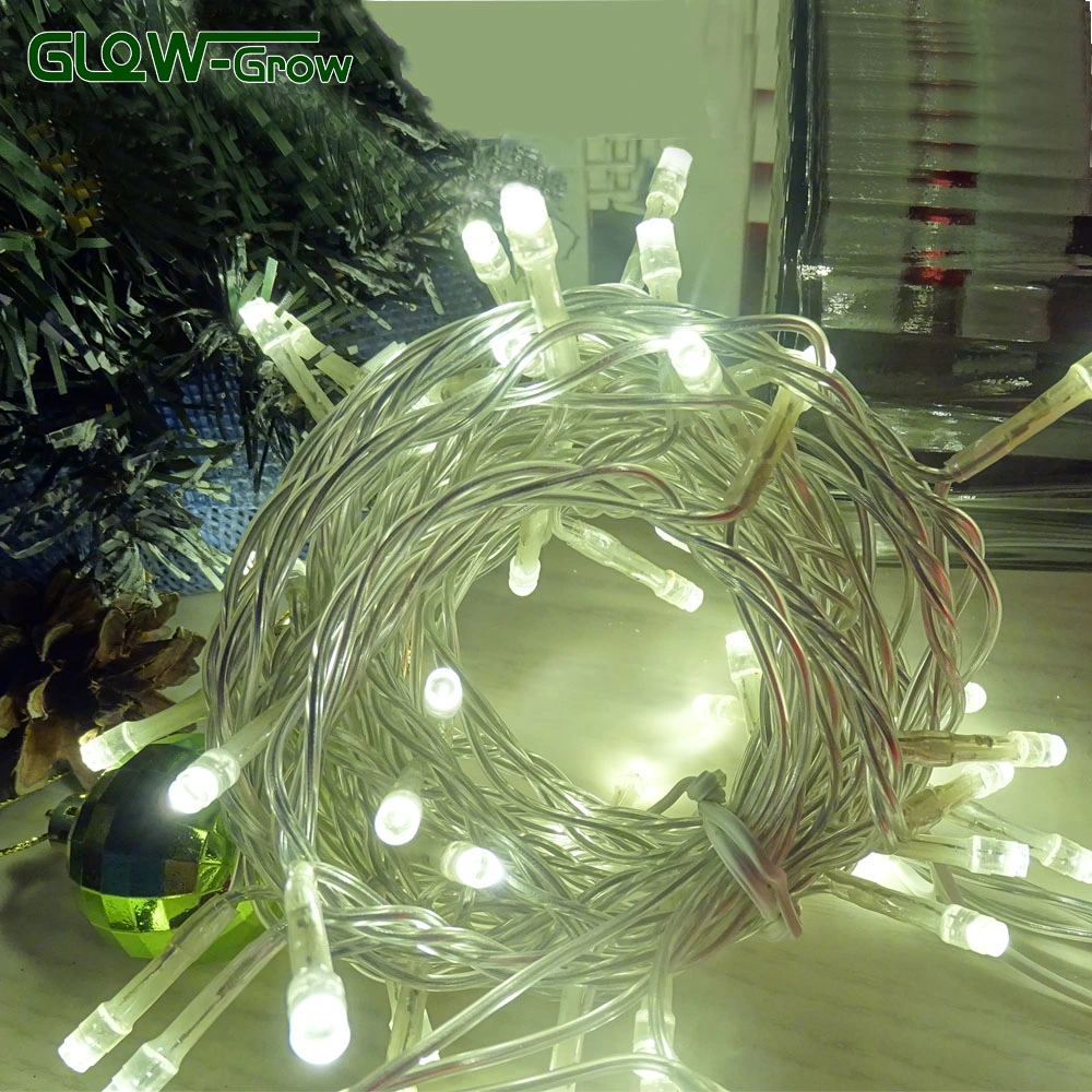 IP65 Waterproof Connectable Warm White PVC LED Fairy Christmas String Light Wedding Tree Garden Home Party Decoration with RoHS Approval