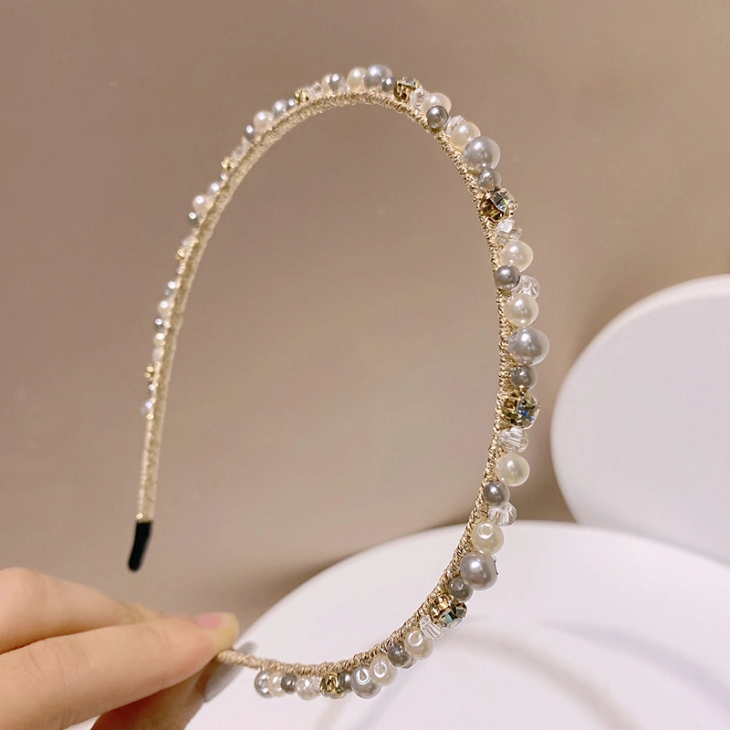 Shinning Pearl and Diamond Hairband Hair Accessories