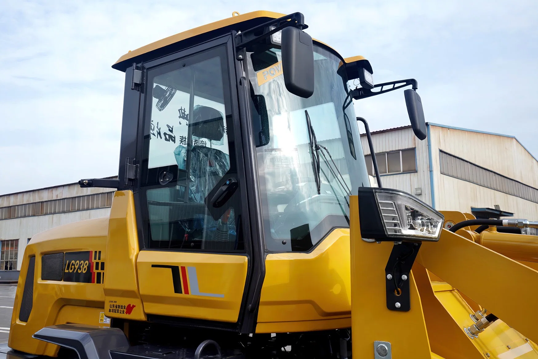 ISO Approved 76kw Lugong Backhoe Excavator Grapple Log Articulated Wheel Loader with Good Service LG938