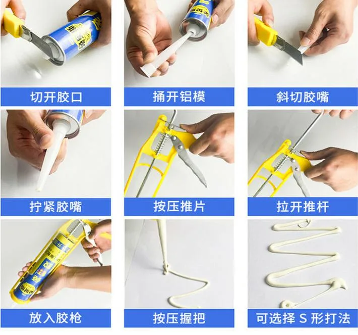 Powerful No Drilling Nail Silicone Glue Water-Proof Liquid Nail Free Glue Adhesive