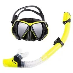 Tempered Glass Silicone Snorkeling Diving Equipment