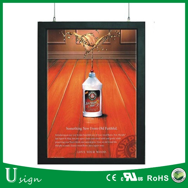 Advertising Aluminum Picture Frame Slim Snap LED Light Box Lightbox Manufacturer