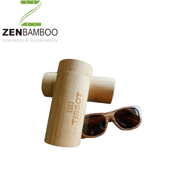 Factory Made Bamboo Gift Tube Box for Sun Glasses