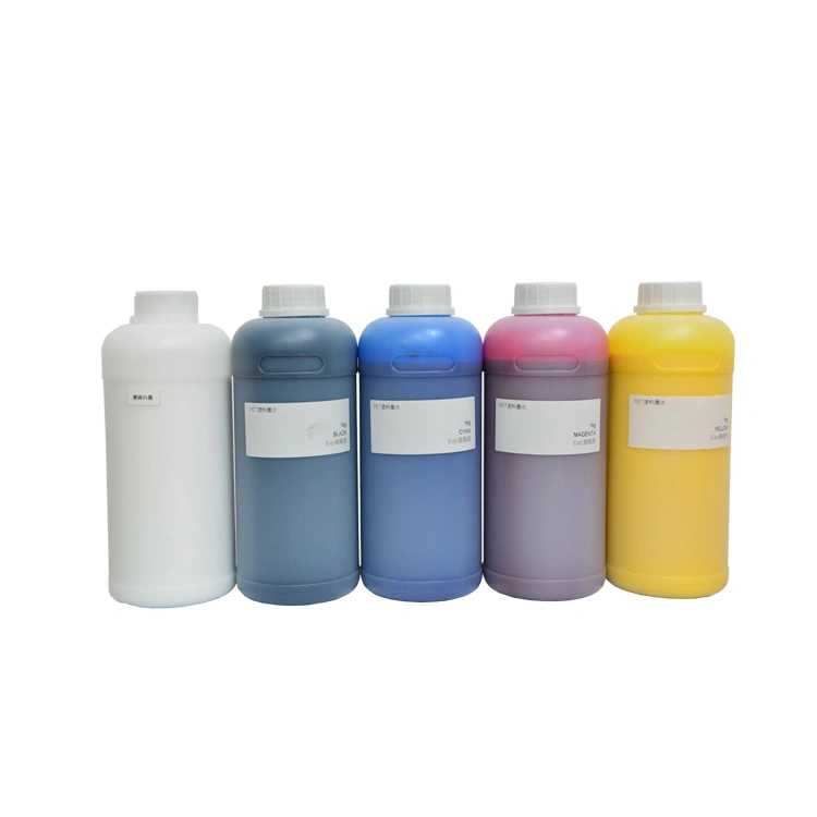 Precio barato 1000ml pigmento textil Dtf CMYK+tinta blanca para Epson I3200 de 4720