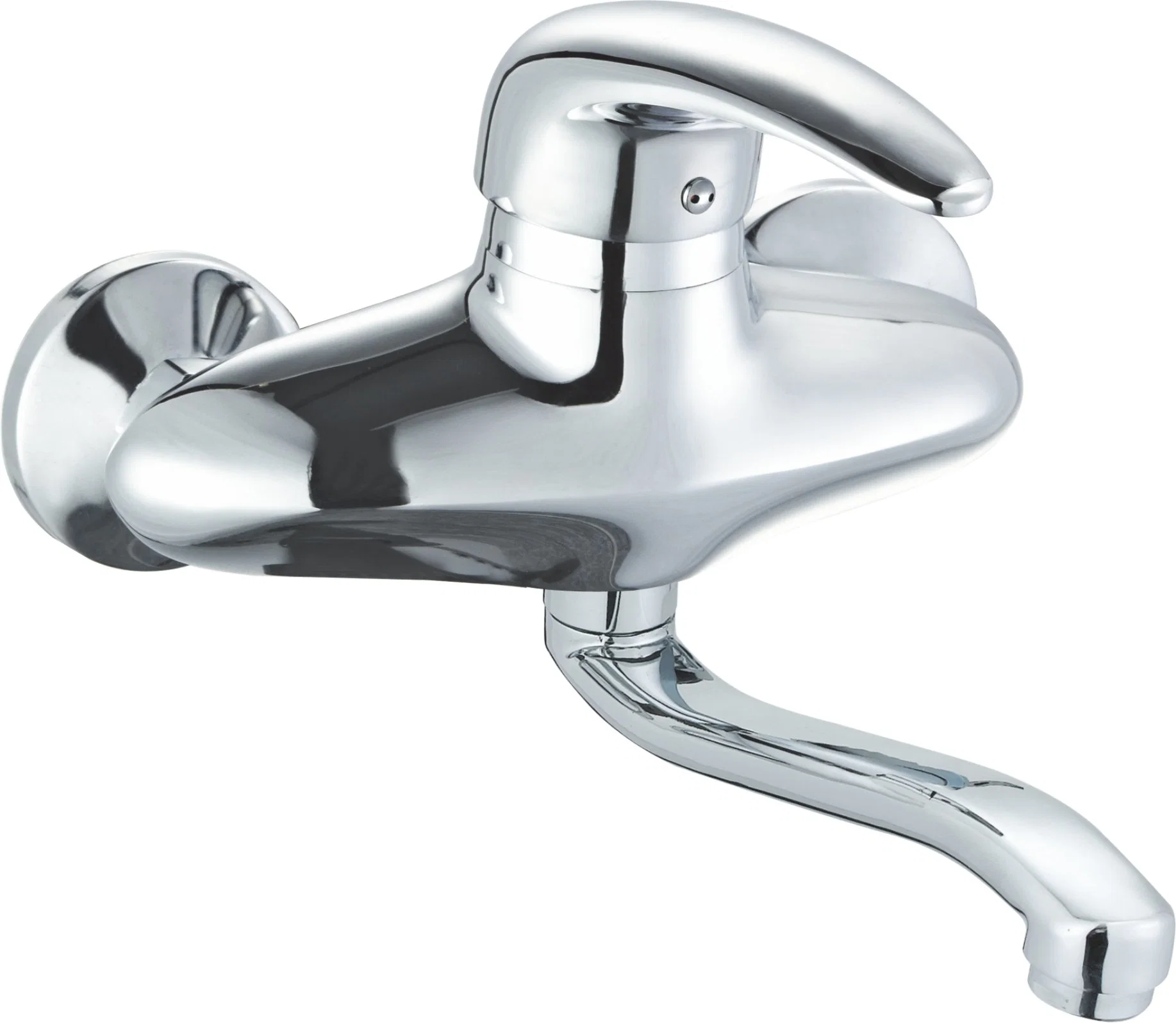 High quality/High cost performance  Zinc Wall-Mounted Kitchen Sink Faucet Faucet Zp-S006