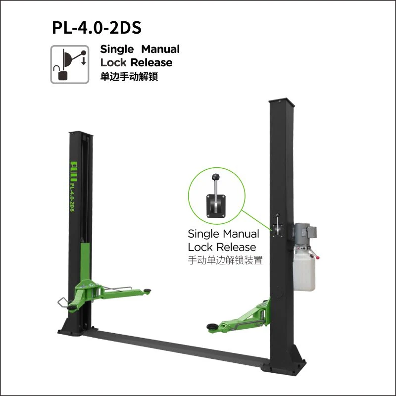 رفع السيارة في السقف المنخفض 2 بعد الرفع Pl-4.0-2ds لسهولة السيارة تحديد المواقع