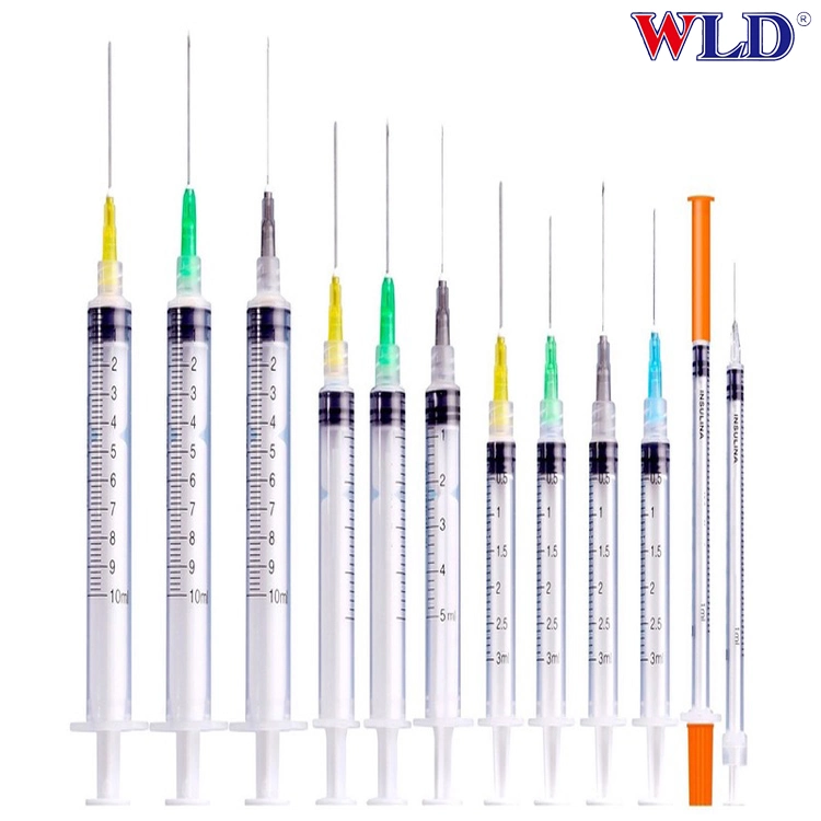 1ml 5ml 10ml 20ml Disposable Medical Plastic Syringes