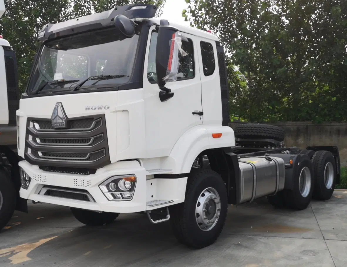 شاحنة سحب سينوتروك سحب HWO عجلات 10 عجلات 6X4 371HP 400HP 400HP 430HP شاحنة تفريغ/حمولة/شاحنة للخدمة الشاقة، شاحنة جديدة، جرار مع مقطورة شبه