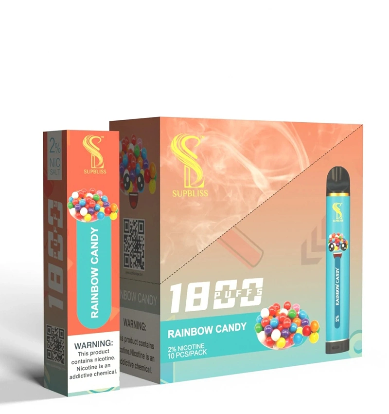 De plus de 2 % Nic Supbliss 1800 saveurs jetables Portable de gros de la Chine Cigarettes électroniques