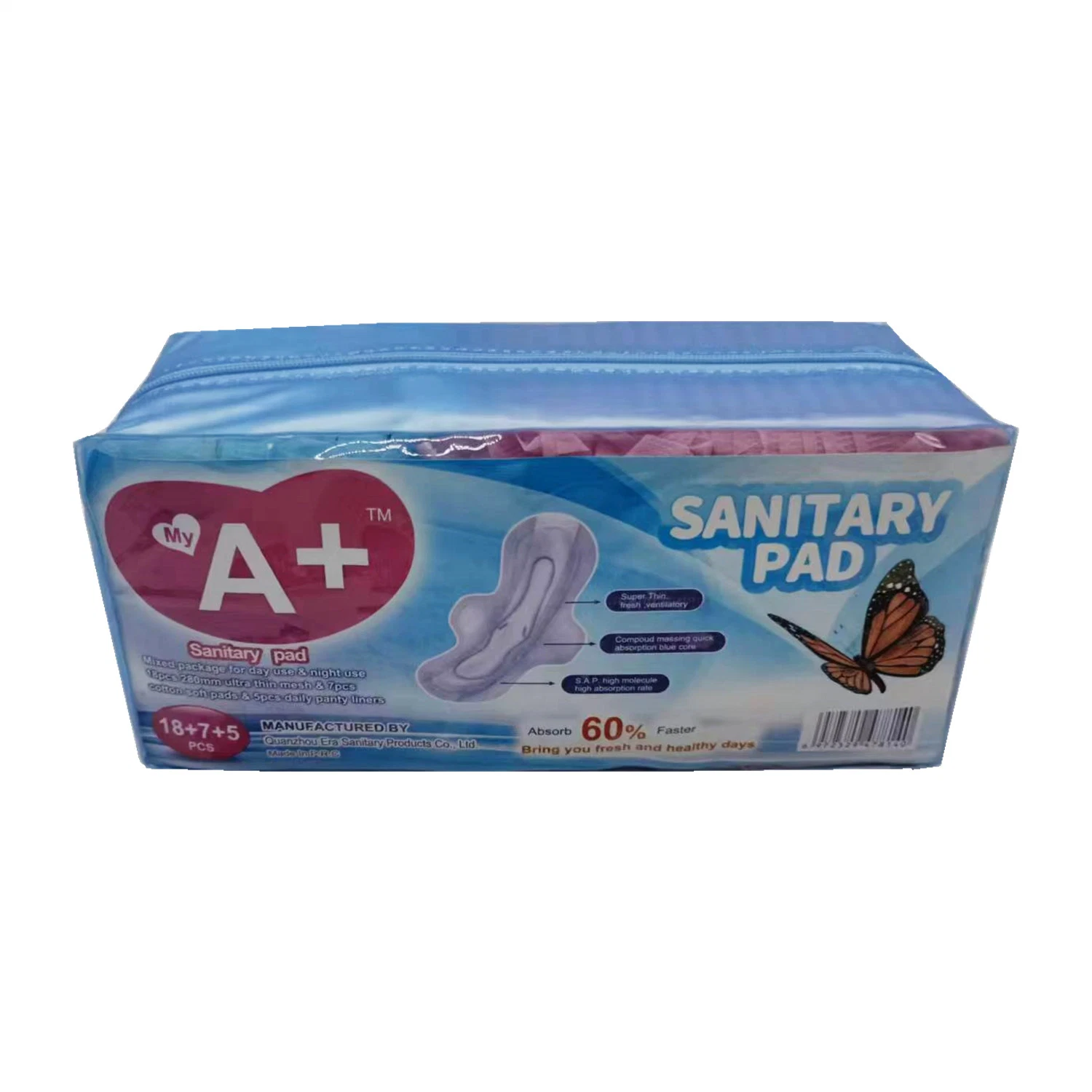 Sanitary Napkin Customize Special Design Cotton Soft Disposable Maxi Sanitary Pads