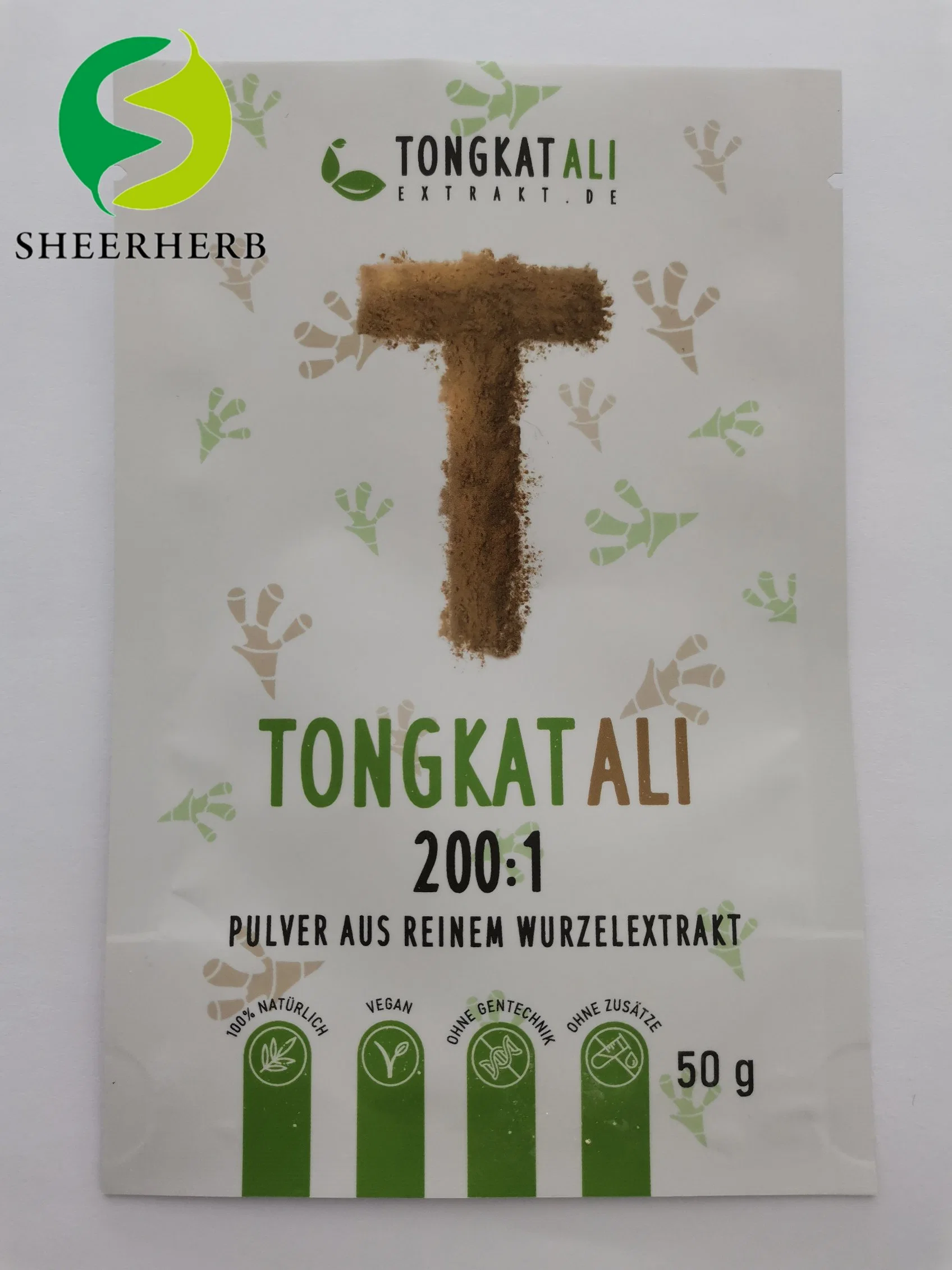 OEM Custom Packaging Natural Plant Extracts, Strong Male Medicine, Long-Term Sexual Function Tongkat Ali Sheerherb Tongkat Ali Root Herbal Medicine