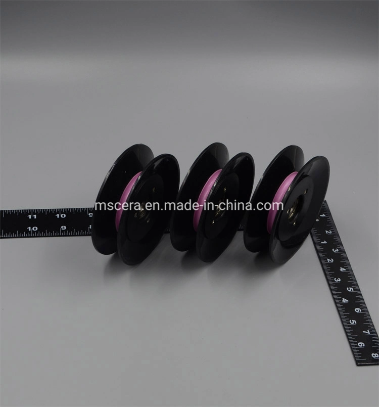 Flanged Plastic Pulley for Thread Rope Ceramic Yarn