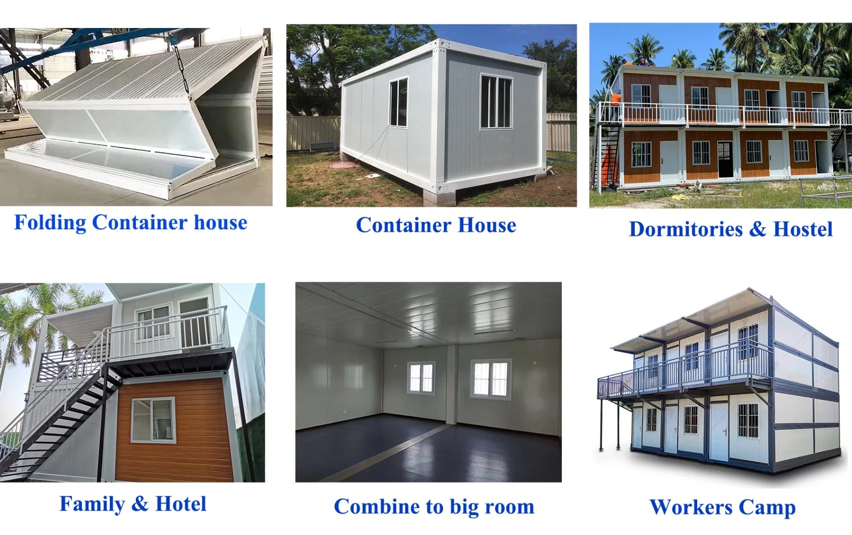 Prefab/Prefabricated House/Mobile Portable Modular Building/Flat Pack Tiny Home/Shipping Foldable Folding Living House Price/Office Toilet Hotel/Container House