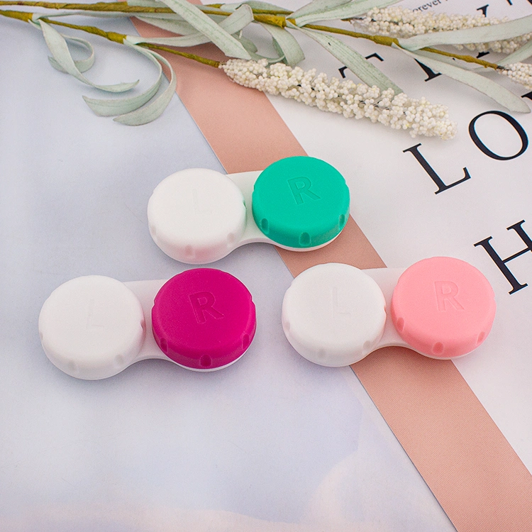 Wholesale/Supplier Portable Contact Lenses Case Colourful Contact Lens Container