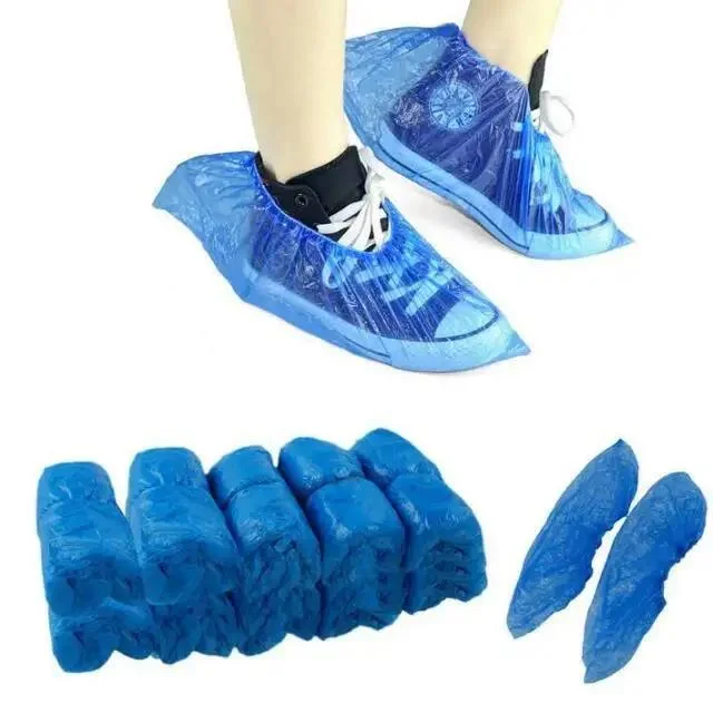 Factory Wholesale/Supplier Elastic Protective Dustproof Anti-Slip Medical PP PE Disposable Shoe Cover PP+CPE Shoe Cover with Best Quality Coated Shoe Cover