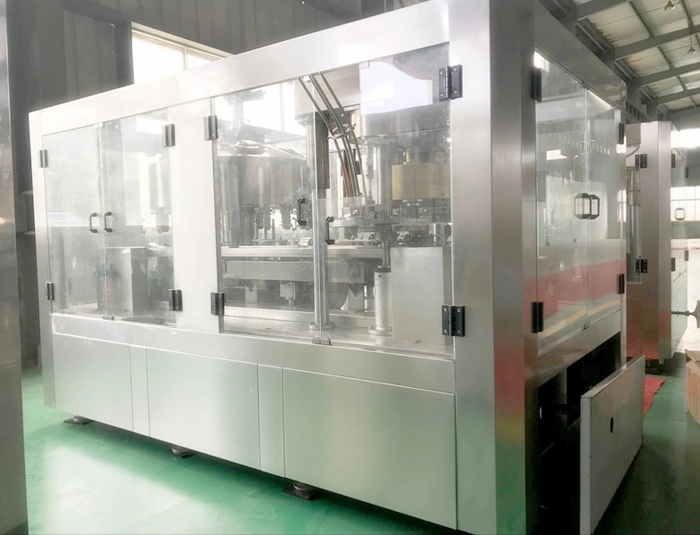 Can Seamer Beer Canned Canning Machine Production Line Pure Water Drink Juice Liquid Filling Automatic Bottling Machine Price