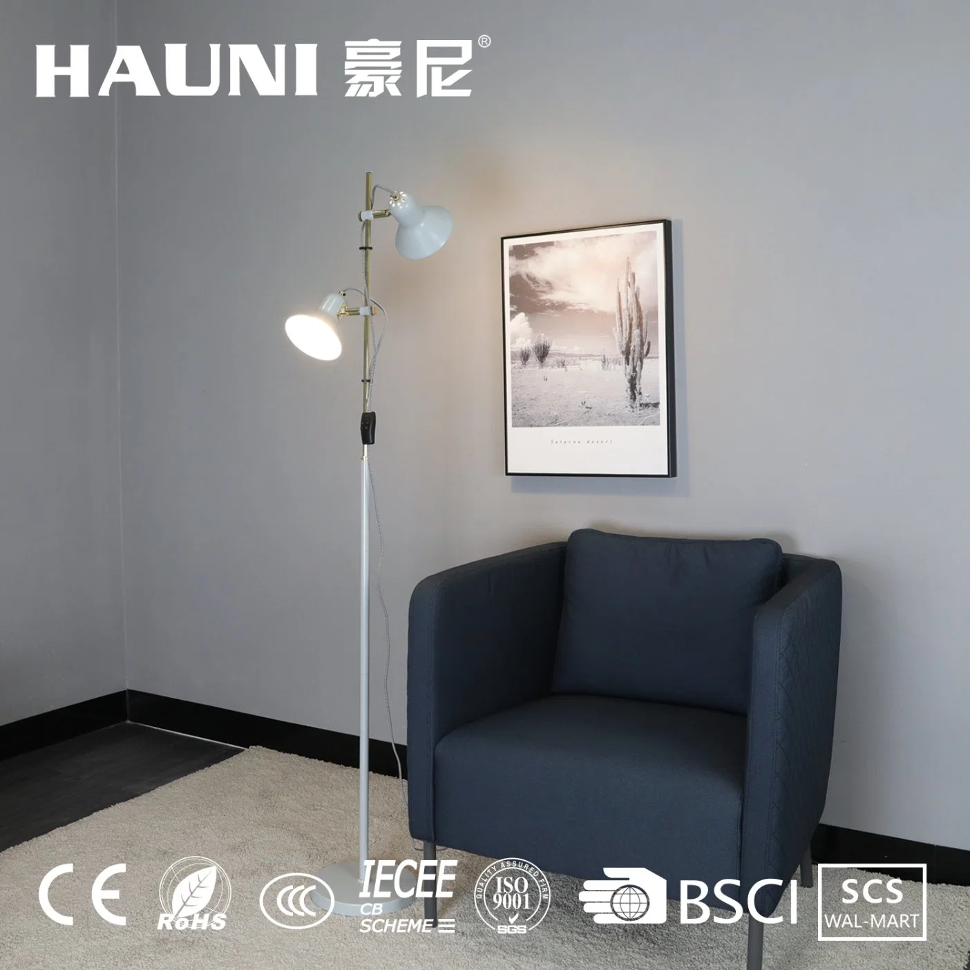 Metal Reading Office Hotel Living Room Nordic Designer Modern Standing Floor Lamp