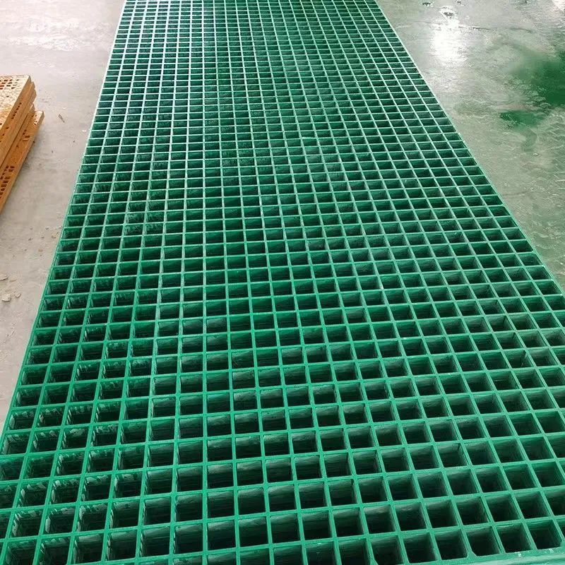 Preservative Anti-Slip Fiberglass FRP Grate FRP Grating Drain Board