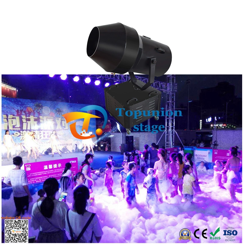 with Flight Case Outdoor Large Vertical Foam Party Equipment 3000W Spraying Large Jet Foam Machine